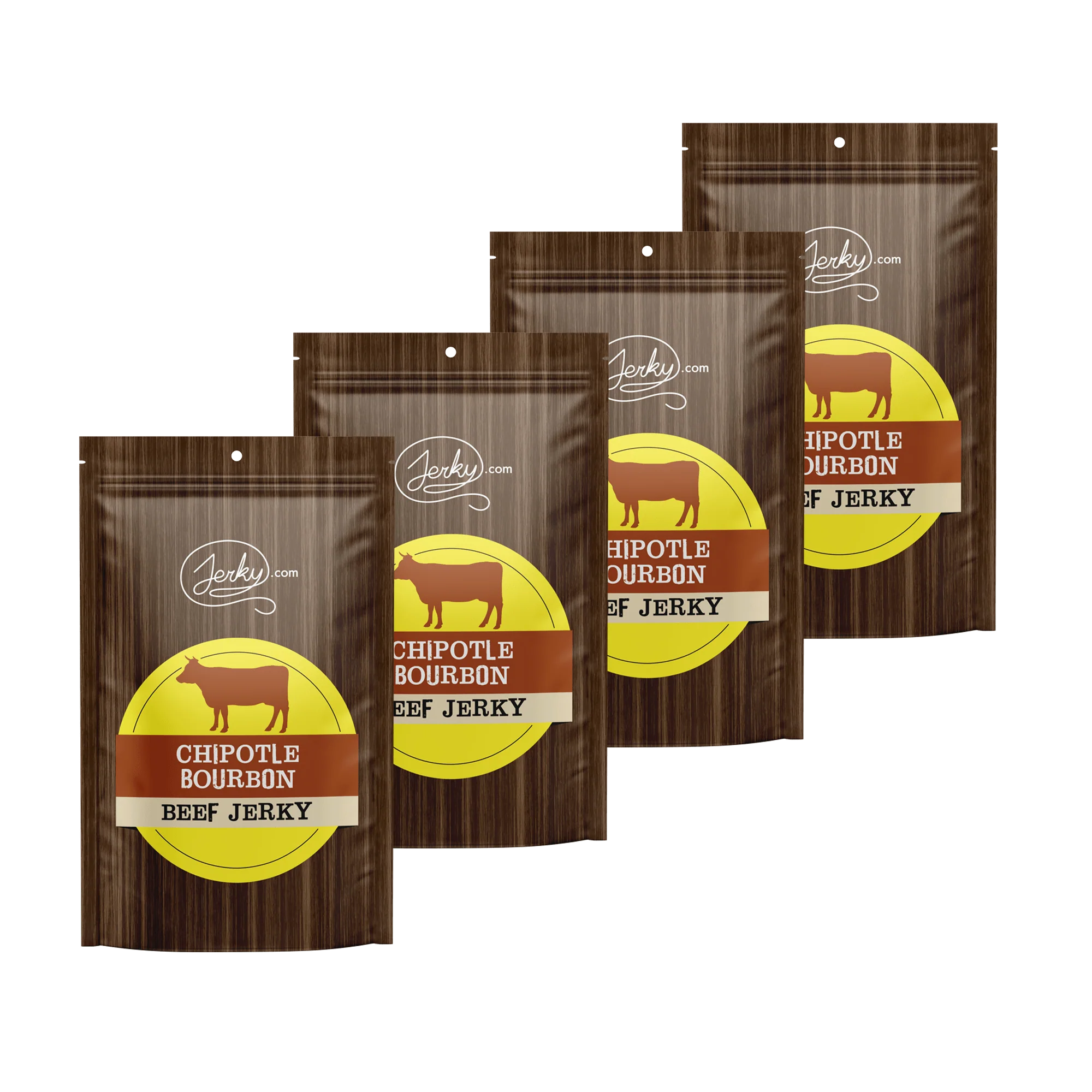 All-Natural Beef Jerky - Chipotle Bourbon - 1 Pound Bag - Image 3