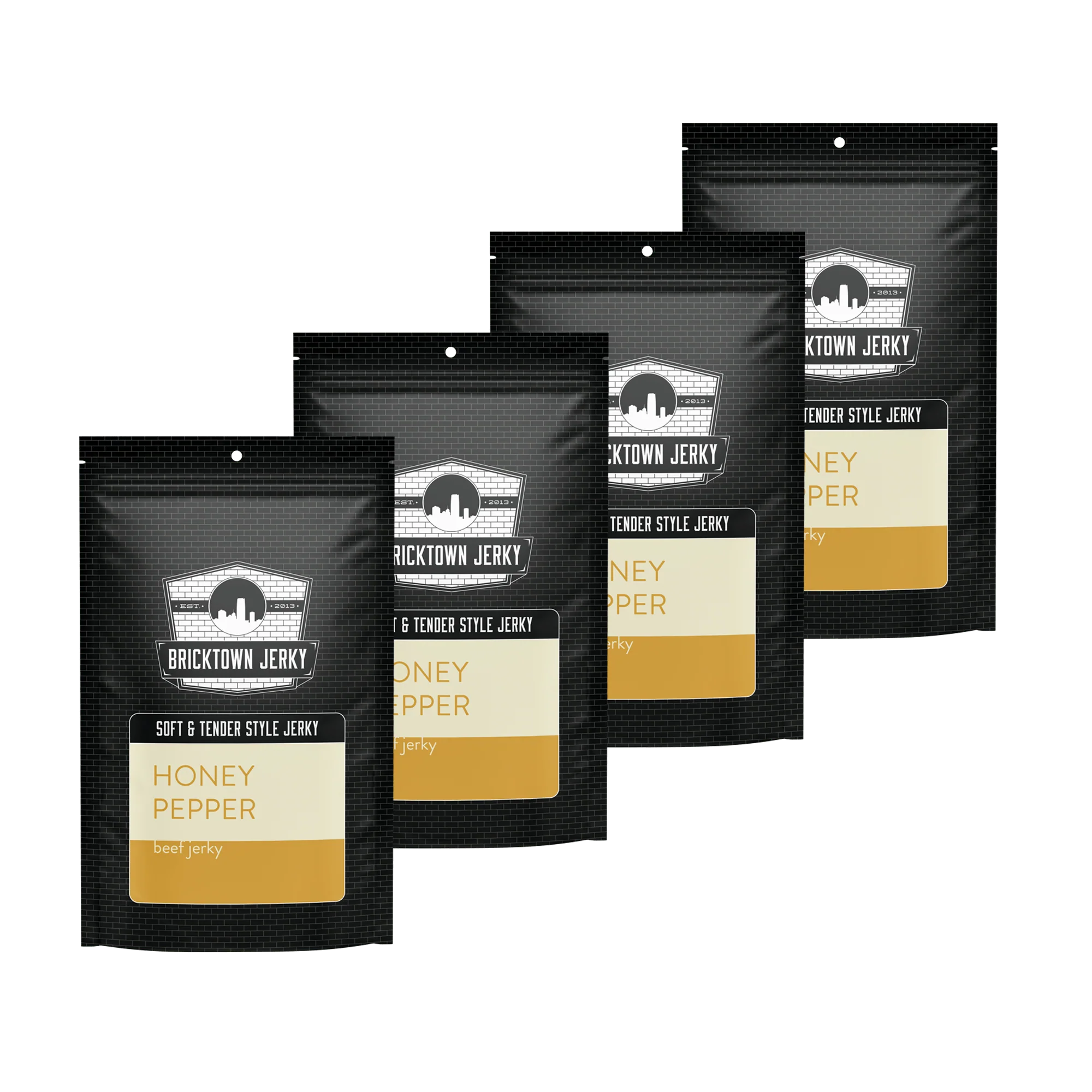 Soft and Tender Style Beef Jerky - Honey Pepper - 1 Pound Bag - Image 4